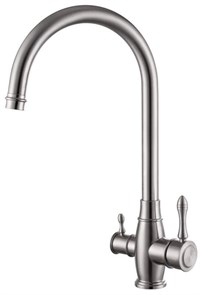 {{photo.Alt || photo.Description || 'Смеситель для кухонной мойки Fmark под фильтр питьевой воды (FS0062)'}}