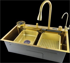 {{photo.Alt || photo.Description || 'Многофункциональная мойка для кухни Fmark (FSC002C)'}}