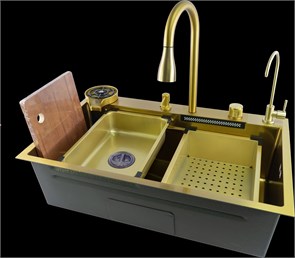 {{photo.Alt || photo.Description || 'Многофункциональная мойка для кухни Fmark (FSC003C)'}}