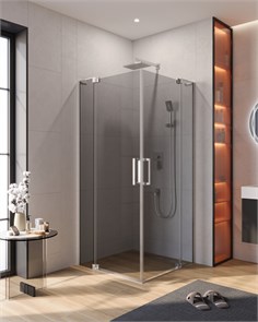 Душевой уголок CEZARES SLIDER-AH-2-90/100-100/110-GRIGIO-Cr SLIDER-AH-2-90/100-100/110-GRIGIO-Cr