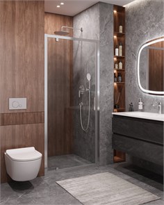 {{photo.Alt || photo.Description || 'MOLVENO-BA-1-100-C-Cr-IV Душевая дверь'}}