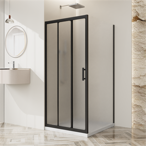 Душевой уголок BelBagno UNO-195-AHF-31-100/90-P-NERO UNO-195-AHF-31-100/90-P-NERO