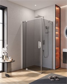 Душевой уголок CEZARES SLIDER-AH-1-80-100/110-GRIGIO-Cr SLIDER-AH-1-80-100/110-GRIGIO-Cr