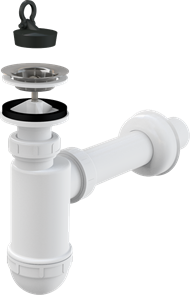 {{photo.Alt || photo.Description || 'A41 Сифон для умывальника Ø40 с нержавеющей peшeткой Ø63 замена на AG210512140'}}