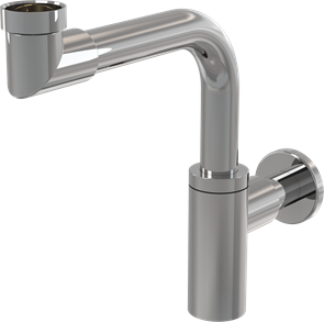 {{photo.Alt || photo.Description || 'A403 Сифон для умывальника Ø32 DESIGN, цельнометаллический, экономящий пространство'}}