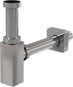 {{photo.Alt || photo.Description || 'A401 Сифон для умывальника Ø32 DESIGN, цельнометаллический, квадратный'}}