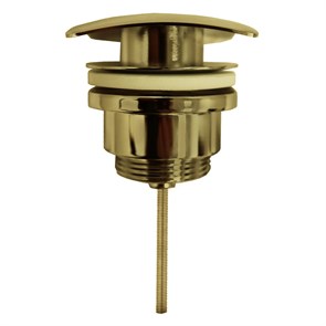 {{photo.Alt || photo.Description || 'Донный клапан для умывальника G 1 1/4 латунь, квадрат, БРОНЗА CLIC-CLAC, блистер, AZARIO'}}