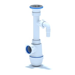 {{photo.Alt || photo.Description || 'Сифон для раковины Ани Пласт 1 1/4"*40 с отводом для стиральной машины (C1300)'}}