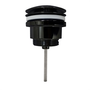 {{photo.Alt || photo.Description || 'Донный клапан для умывальника G 1 1/4 латунь, ЧЕРНЫЙ, матовый, CLIC-CLAC, блистер. AZARIO, AZ-105-BL-H'}}