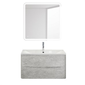 {{photo.Alt || photo.Description || 'Тумба с раковиной подвесная BelBagno ACQUA 100 Cemento Verona Grigio, раковина белая'}}