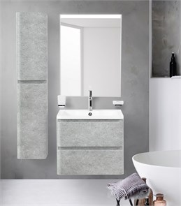 {{photo.Alt || photo.Description || 'Тумба с раковиной подвесная BelBagno ALBANO 60 Cemento Verona Grigio, раковина белая'}}