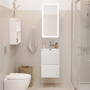 {{photo.Alt || photo.Description || 'Тумба с раковиной подвесная BelBagno UNO-MINI 40 Bianco Opaco, раковина BB-8099-3-40'}}