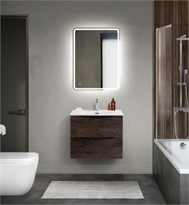 {{photo.Alt || photo.Description || 'Тумба с раковиной подвесная BelBagno MARINO-CER-MINI 60 Rovere Nature Grigio, раковина белая'}}