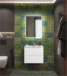 {{photo.Alt || photo.Description || 'Тумба с раковиной подвесная BelBagno MARINO-CER-N 60 Bianco Lucido, раковина белая'}}