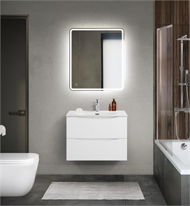 {{photo.Alt || photo.Description || 'Тумба с раковиной подвесная BelBagno MARINO-CER-MINI 70 Bianco Lucido, раковина белая'}}