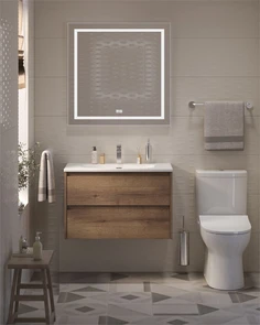 {{photo.Alt || photo.Description || 'Тумба с раковиной подвесная BelBagno KRAFT 39 80 Rovere Tabacco, раковина белая BB-8099-3-80'}}