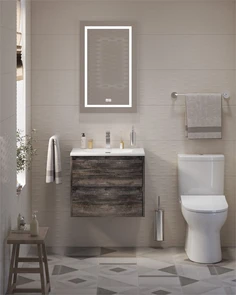 {{photo.Alt || photo.Description || 'Тумба с раковиной подвесная BelBagno KRAFT 39 60 Pino Pasadena, раковина белая BB-8099-3-60'}}