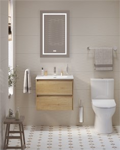 {{photo.Alt || photo.Description || 'Тумба с раковиной подвесная BelBagno KRAFT 39 60 Rovere Nebrasca Nature, раковина белая BB-8099-3-60'}}