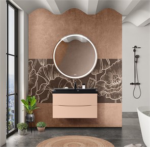{{photo.Alt || photo.Description || 'Тумба с раковиной подвесная BelBagno MARINO 80 Crema Opaco, раковина чёрная'}}
