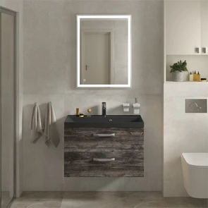 {{photo.Alt || photo.Description || 'Тумба с раковиной подвесная BelBagno AURORA 80 Pino Pasadena, раковина чёрная'}}