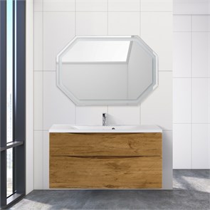 {{photo.Alt || photo.Description || 'Тумба с раковиной подвесная BelBagno MARINO-H60 110 Rovere Nature, раковина белая'}}