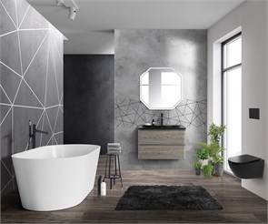 {{photo.Alt || photo.Description || 'Тумба с раковиной подвесная BelBagno ALBANO 80 Pino Scania, раковина чёрная'}}