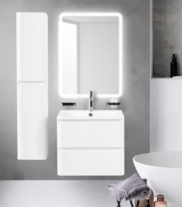 {{photo.Alt || photo.Description || 'Тумба с раковиной подвесная BelBagno ALBANO 70 Bianco Lucido, раковина белая'}}