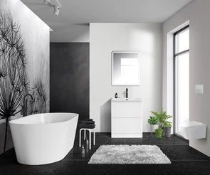 {{photo.Alt || photo.Description || 'Тумба с раковиной напольная BelBagno ALBANO 70 Bianco Lucido, раковина белая'}}