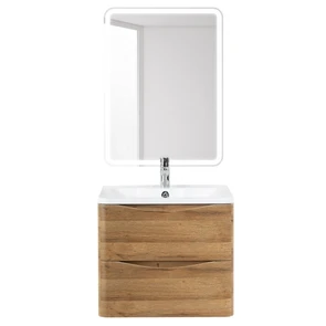{{photo.Alt || photo.Description || 'Тумба с раковиной подвесная BelBagno ACQUA 60 Rovere Rustico, раковина белая'}}
