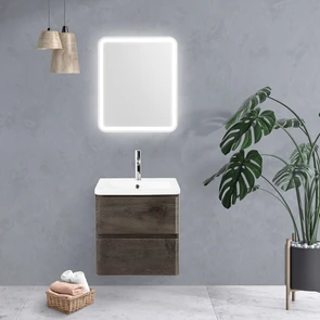 {{photo.Alt || photo.Description || 'Тумба с раковиной подвесная BelBagno ALBANO-CER 50 Rovere Nature Grigio, раковина белая'}}