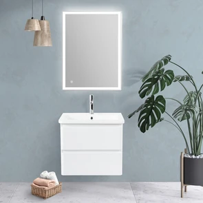 {{photo.Alt || photo.Description || 'Тумба с раковиной подвесная BelBagno ALBANO-CER 60 Bianco Lucido, раковина белая'}}
