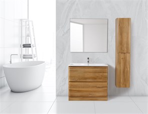 {{photo.Alt || photo.Description || 'Тумба с раковиной напольная BelBagno ALBANO 100 Rovere Rustico, раковина белая'}}