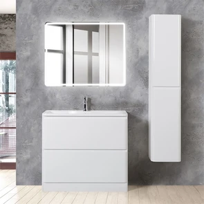 {{photo.Alt || photo.Description || 'Тумба с раковиной напольная BelBagno ALBANO 100 Bianco Lucido, раковина белая'}}
