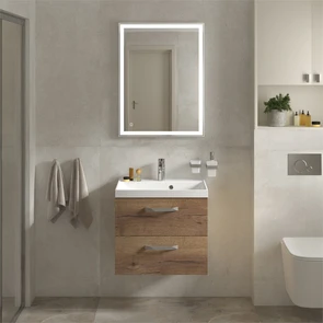 {{photo.Alt || photo.Description || 'Тумба с раковиной подвесная BelBagno AURORA 60 Rovere Tabacco, раковина белая'}}