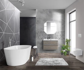 {{photo.Alt || photo.Description || 'Тумба с раковиной подвесная BelBagno ALBANO 80 Pino Scania, раковина белая'}}