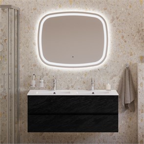 {{photo.Alt || photo.Description || 'Тумба с раковиной на две чаши подвесная CEZARES MOLVENO 46 120 Nero, раковина белая CZR-8070-120-2'}}