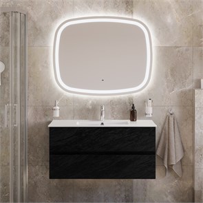 {{photo.Alt || photo.Description || 'Тумба с раковиной подвесная CEZARES MOLVENO 46 100 Nero, раковина белая CZR-8002-100'}}