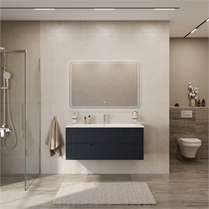 {{photo.Alt || photo.Description || 'Тумба с раковиной подвесная CEZARES DUET-N 120 Grafito, раковина белая CZR-8073-120'}}