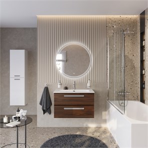 {{photo.Alt || photo.Description || 'Тумба с раковиной подвесная CEZARES ECO-CER-N 80 Орех шоколад Софт, раковина белая CZR-8073-80'}}