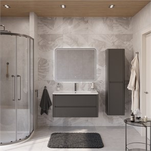 {{photo.Alt || photo.Description || 'Тумба с раковиной подвесная CEZARES RELAX 100 Оружейная сталь, раковина белая'}}