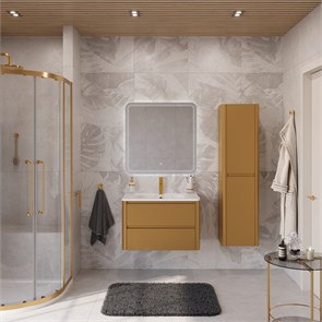 {{photo.Alt || photo.Description || 'Тумба с раковиной подвесная CEZARES RELAX 80 Брашированное золото, раковина белая'}}