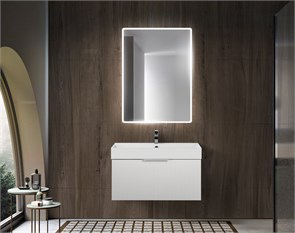 {{photo.Alt || photo.Description || 'Тумба с раковиной подвесная выдвижными ящиком и внутренним ящиком CEZARES PREMIUM 90 Plisse Bianco opaco, раковина белая'}}