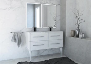 {{photo.Alt || photo.Description || 'TIFFANY База под раковину с 4-мя выдвижными ящиками  54954 Bianco opaco, 120x46x55'}}