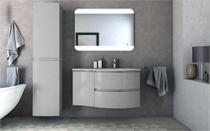 {{photo.Alt || photo.Description || 'Тумба с раковиной подвесная CEZARES VAGUE 104 Grigio Lucido, правосторонняя'}}