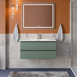 {{photo.Alt || photo.Description || 'Тумба с раковиной подвесная BelBagno KRAFT 100 Еловый Матовый, раковина BB-8099-100'}}