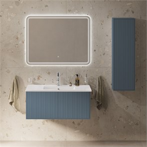 {{photo.Alt || photo.Description || 'Тумба с раковиной подвесная с выдвижными ящиками CEZARES PORTOFINO 100 Blu Avio, раковина белая CZR-8002-100'}}