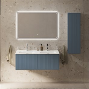 {{photo.Alt || photo.Description || 'Тумба с раковиной подвесная с выдвижными ящиками CEZARES PORTOFINO 120 Blu Avio, раковина белая 50135'}}