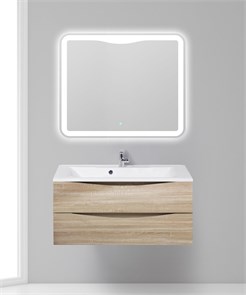 {{photo.Alt || photo.Description || 'Тумба с раковиной подвесная BelBagno MARINO 100 Rovere Bianco, раковина белая'}}