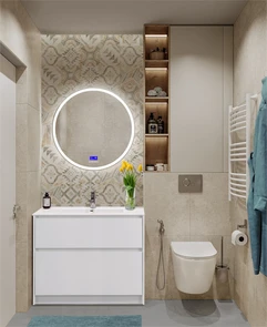 {{photo.Alt || photo.Description || 'Тумба с керамической раковиной напольная BelBagno KRAFT 100 Bianco Opaco, раковина BB1000ETL белая'}}