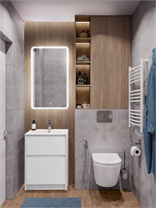 {{photo.Alt || photo.Description || 'Тумба с раковиной напольная BelBagno KRAFT 39 50 Bianco Opaco, раковина белая'}}